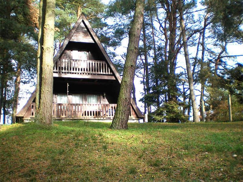 Finnhaussiedlung Am Garder See Lohmen  Exterior foto