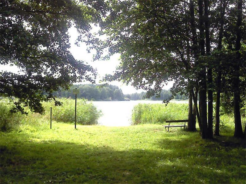 Finnhaussiedlung Am Garder See Lohmen  Exterior foto